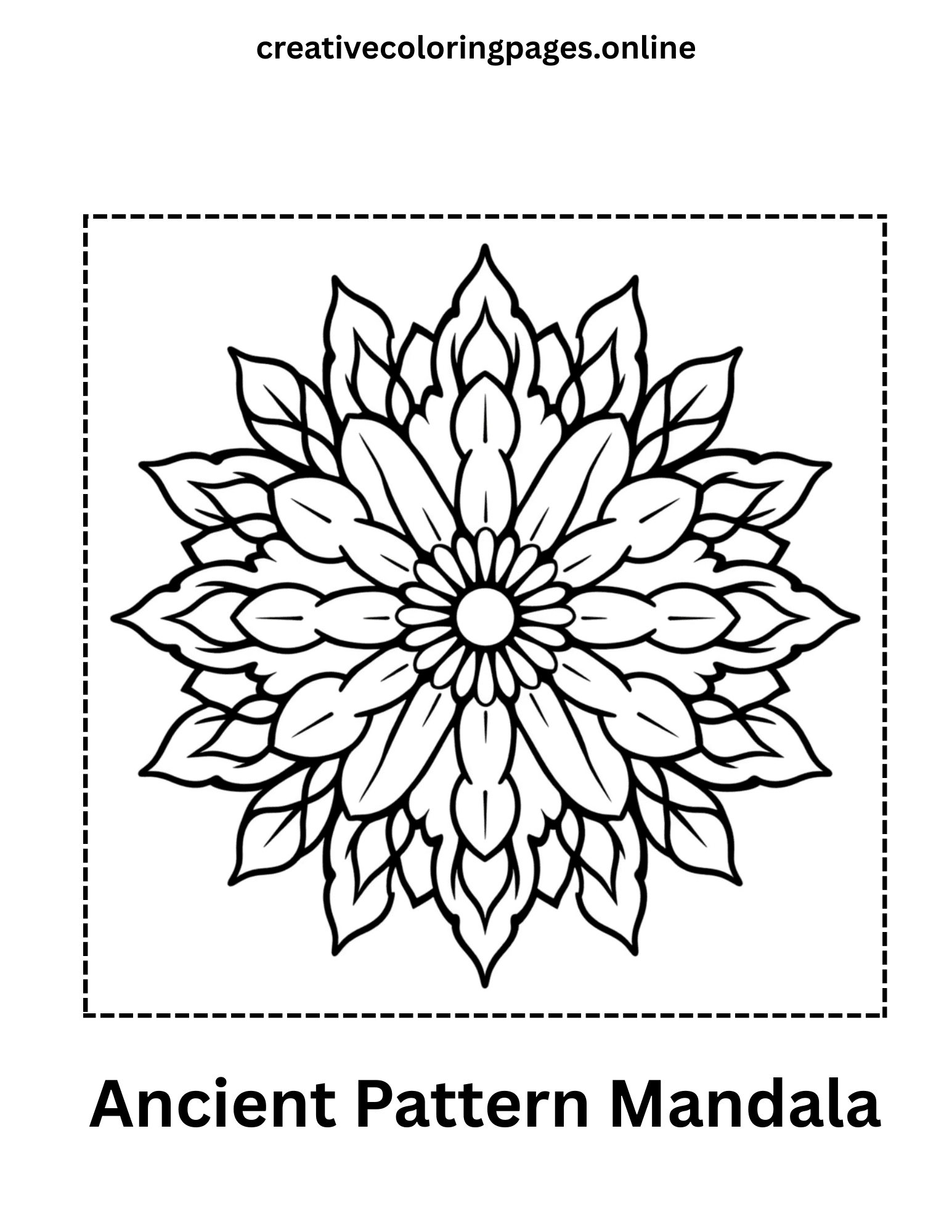 Printable Ancient Pattern - Image 1